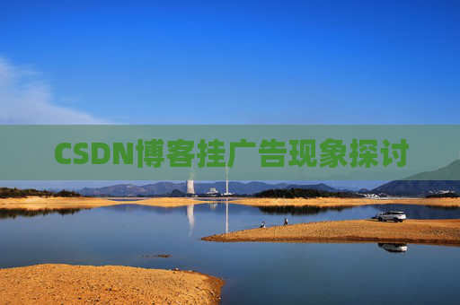CSDN博客挂广告现象探讨